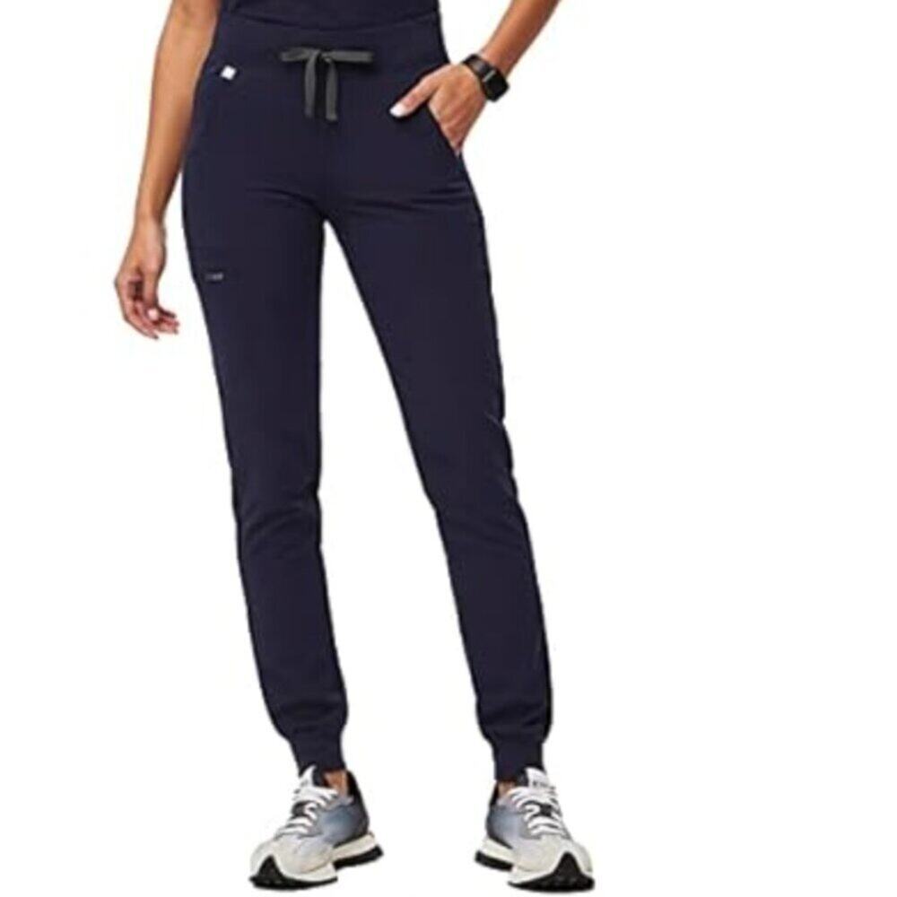 FIGS Zamora Jogger Style Scrub Pants for Women — Slim Fit, 6 Pockets, Yoga Waist
